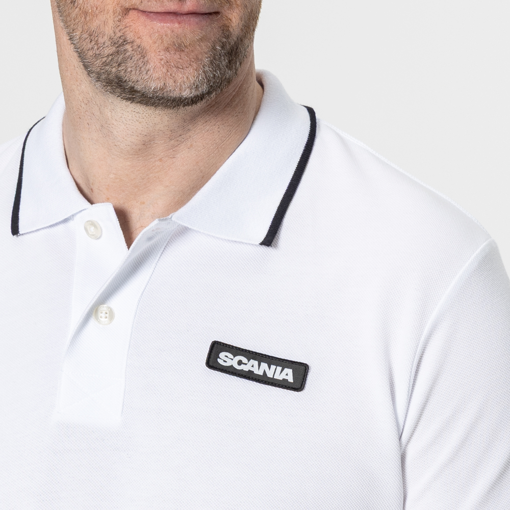 Camisa Polo Masculina Branco Óptico - Imagem 3