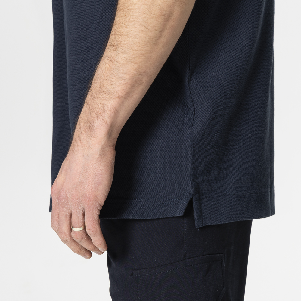 Camisa Polo Masculina Azul Marinho - Imagem 3