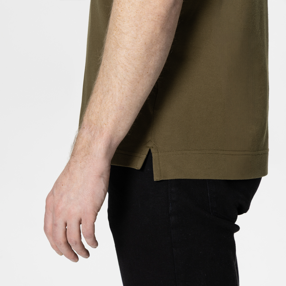 Camisa Polo Masculina Verde Oliva - Imagem 3