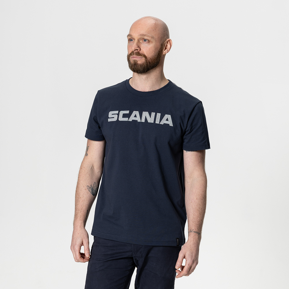 Camiseta Masculina Retrô Azul-Marinho