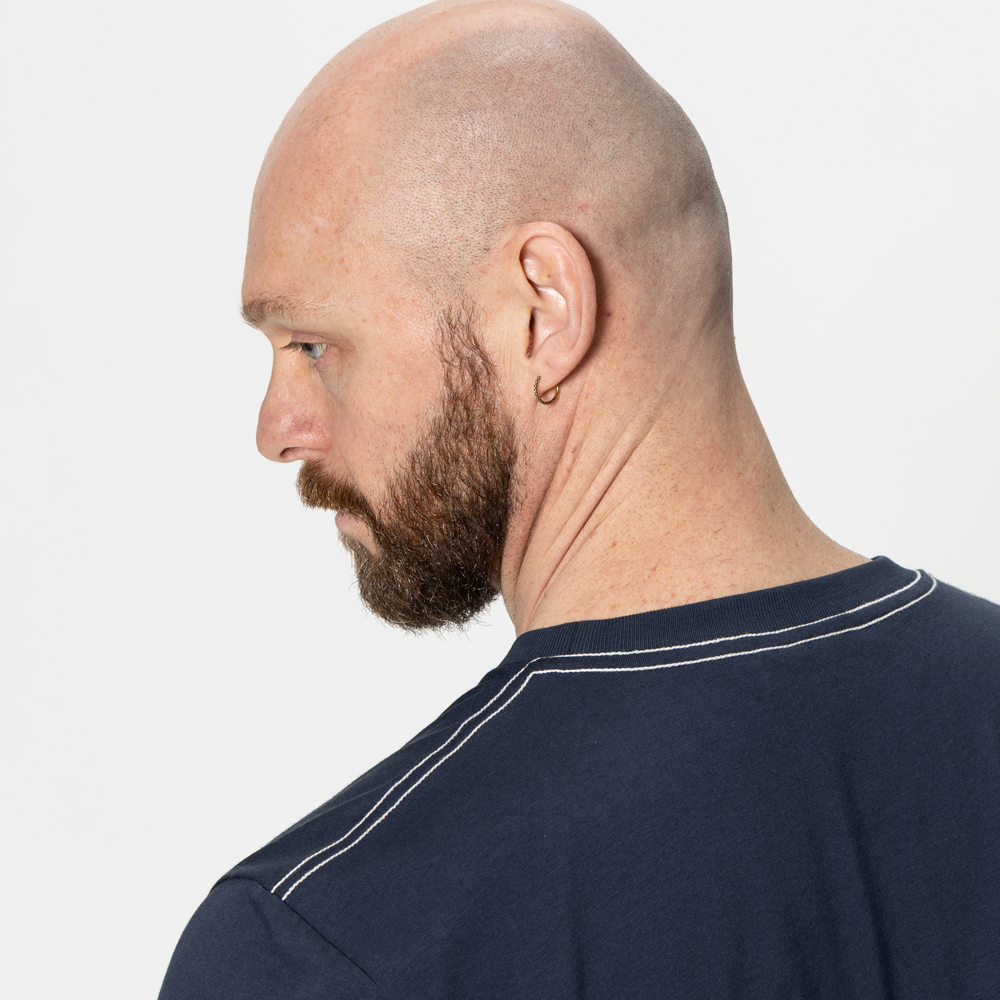 Camiseta Masculina Retrô Azul-Marinho - Imagem 3
