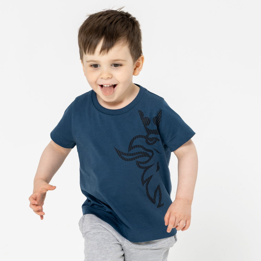 Camiseta Infantil Griffin Azul Deep Sea - Imagem 5