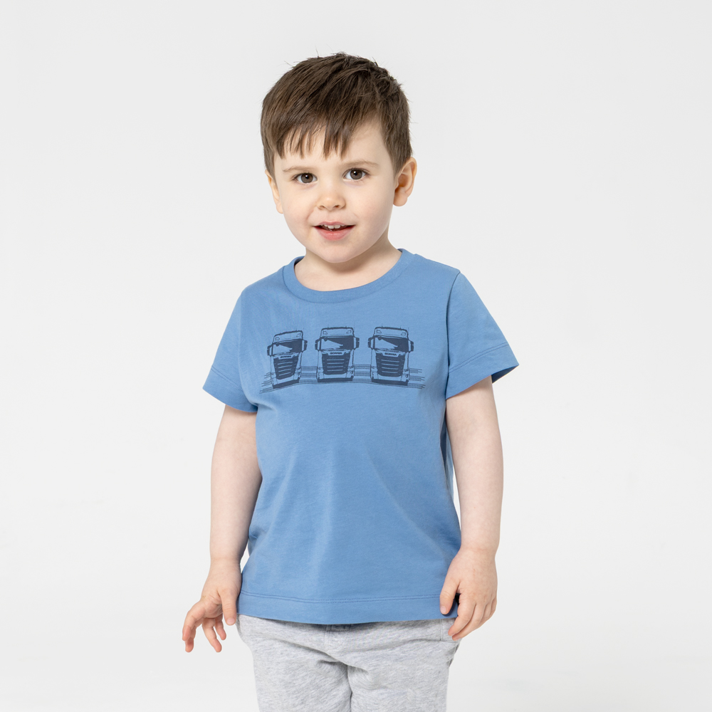 Camiseta Infantil Truck Azul-Claro - Imagem 2